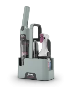 Shark StainForce Cordless Spot Cleaner, Dual-Activated Easy Spray Formula, OXY-Powered Stain Cleaning, Indoor + Outdoor, Carpets, Upholstery, Car Seats & Stairs, Pet Urine & Odor Remover, HX101